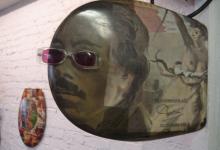Art Work by Jean-Lucien Guillaume, Selfportrait with glasses