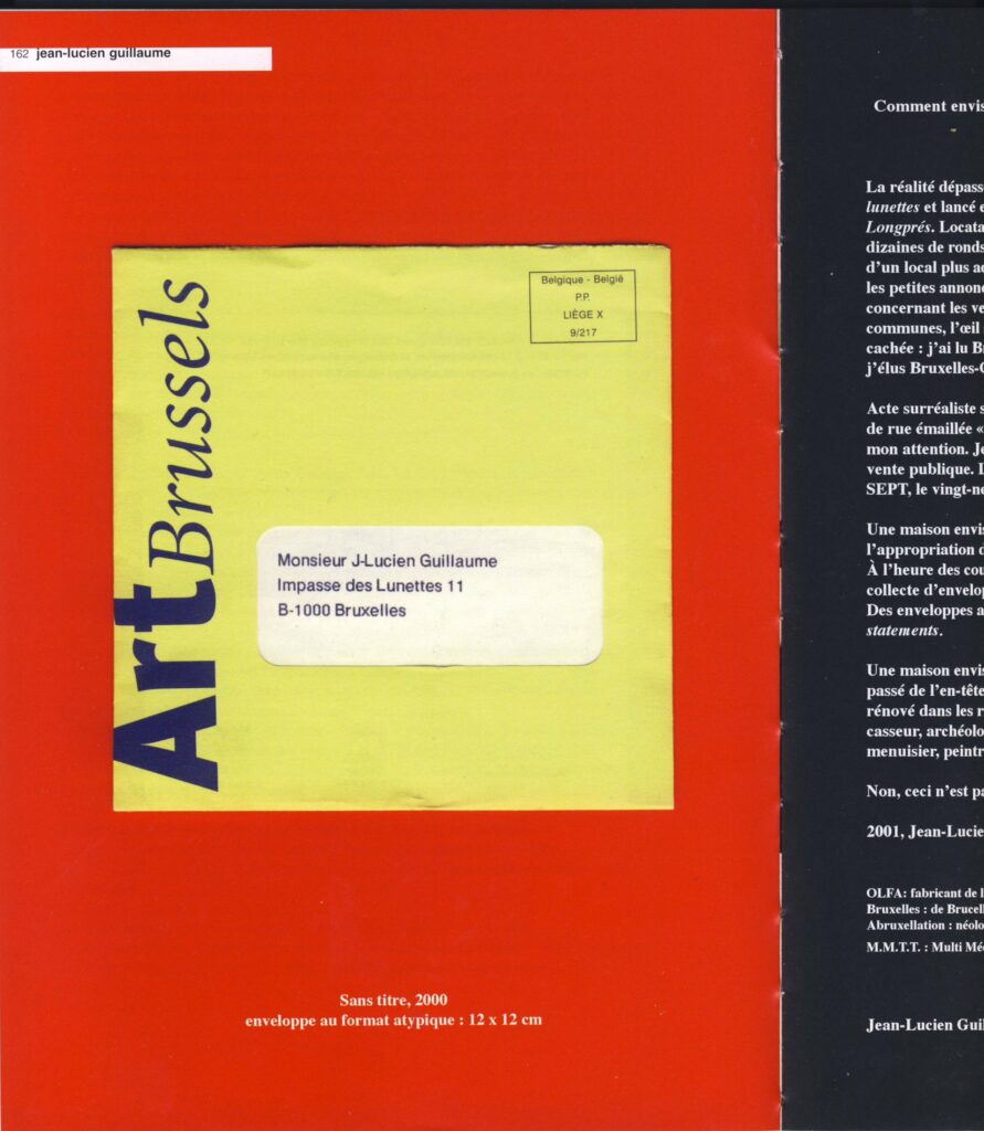 Enveloppe au format atypique