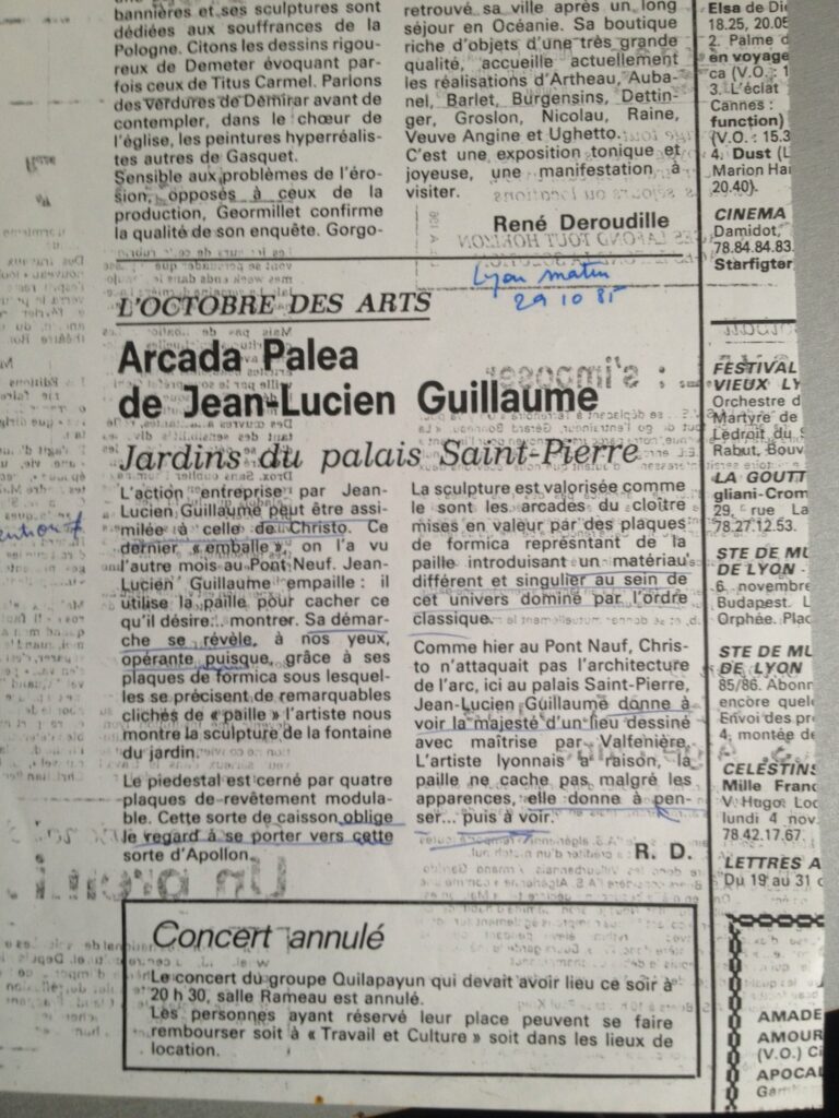 ARCADA PALEA par René Déroudille